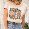 Wild Flowers Nurse T-Shirt, Retro RN Shirt, Cute New Nurse Gifts, Nurse Appreciation